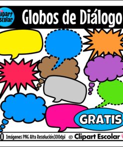 Clipart Globos de diálogo Clipart Escolar