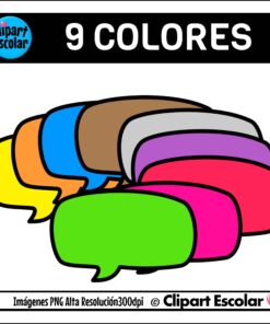 Clipart Globos de diálogo Clipart Escolar 8 Globos Dialogo Clipart Esclar 3