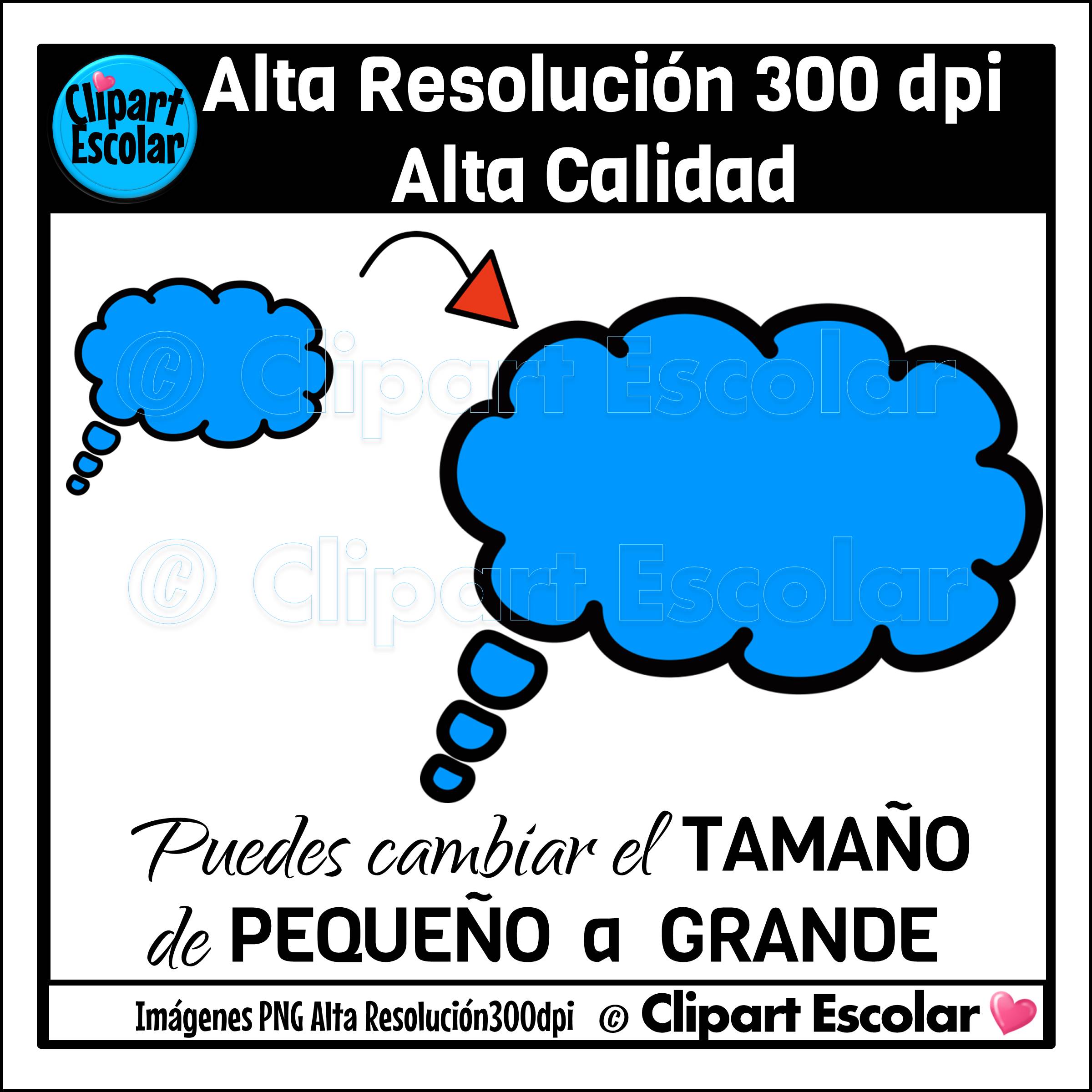 Clipart Globos de diálogo Clipart Escolar 4 Clipart Globos de diálogo Clipart Escolar - Imagen 4