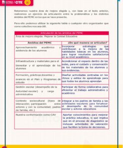 Un documento en español con un encabezado en rojo etiquetado como 