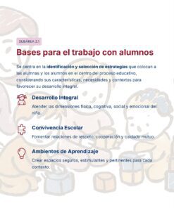 Guía de Estudio Admisión EDUCACION INICIAL Y PREESCOLAR- USICAMM 2026 - 2027 + (Simulador 90 Reactivos) 27 Un cartel educativo en español titulado