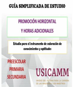 Guía SIMPLIFICADA Procesos USICAMM (Promoción Horizontal y Horas Adicionales)