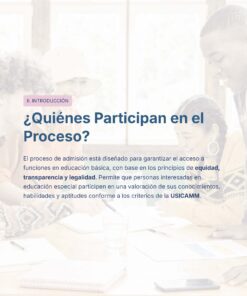 Guía de Estudio Admisión Técnico Docente Educación Especial - USICAMM 2026 - 2027 + (Simulador 90 Reactivos) 13 Diapositiva con el encabezado