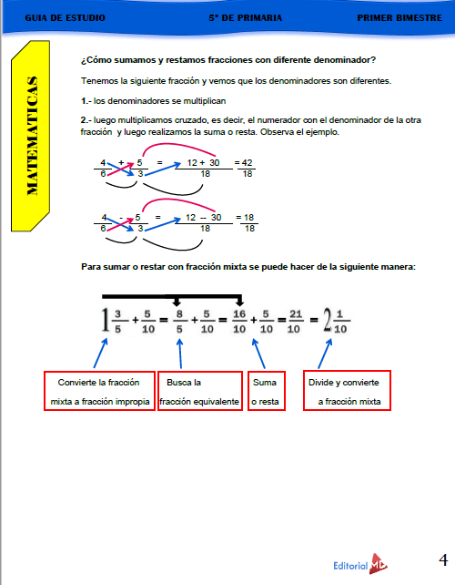 Guía de Estudio de 5° Grado de Primaria 2020 02