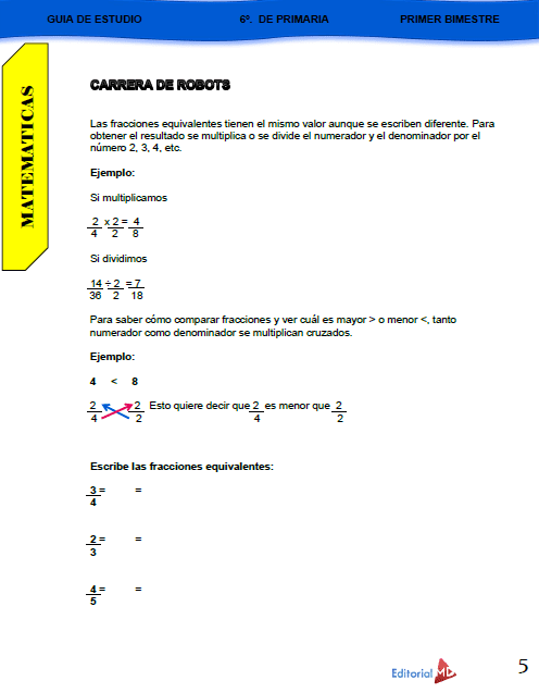 Guía de Estudio de 6° Grado de Primaria 2020 03