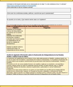 Una hoja de trabajo titulada 