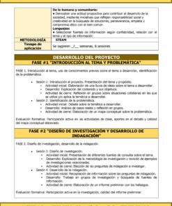 Un documento educativo en español titulado 