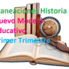 Planeacion Historia I, Nuevo Modelo Educativo (Primer trimestre)