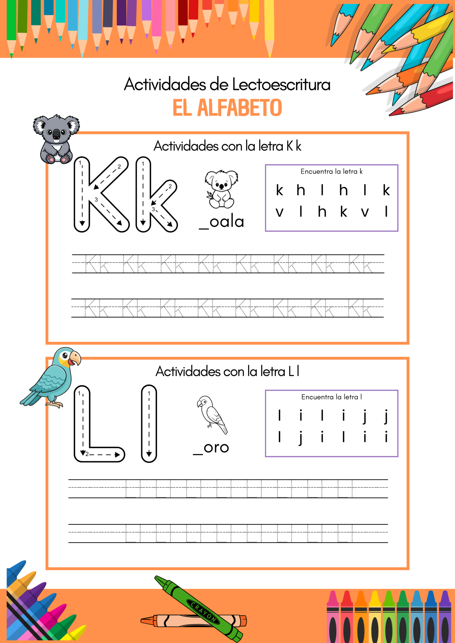 Aprende de forma divertida a escribir el abecedario 1 5 Aprende de forma divertida a escribir el abecedario 1 - Image 5