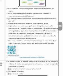 Un documento escrito en español con secciones resaltadas y listas de viñetas. Hay algunos hipervínculos y dos secciones numeradas destacadas denominadas 