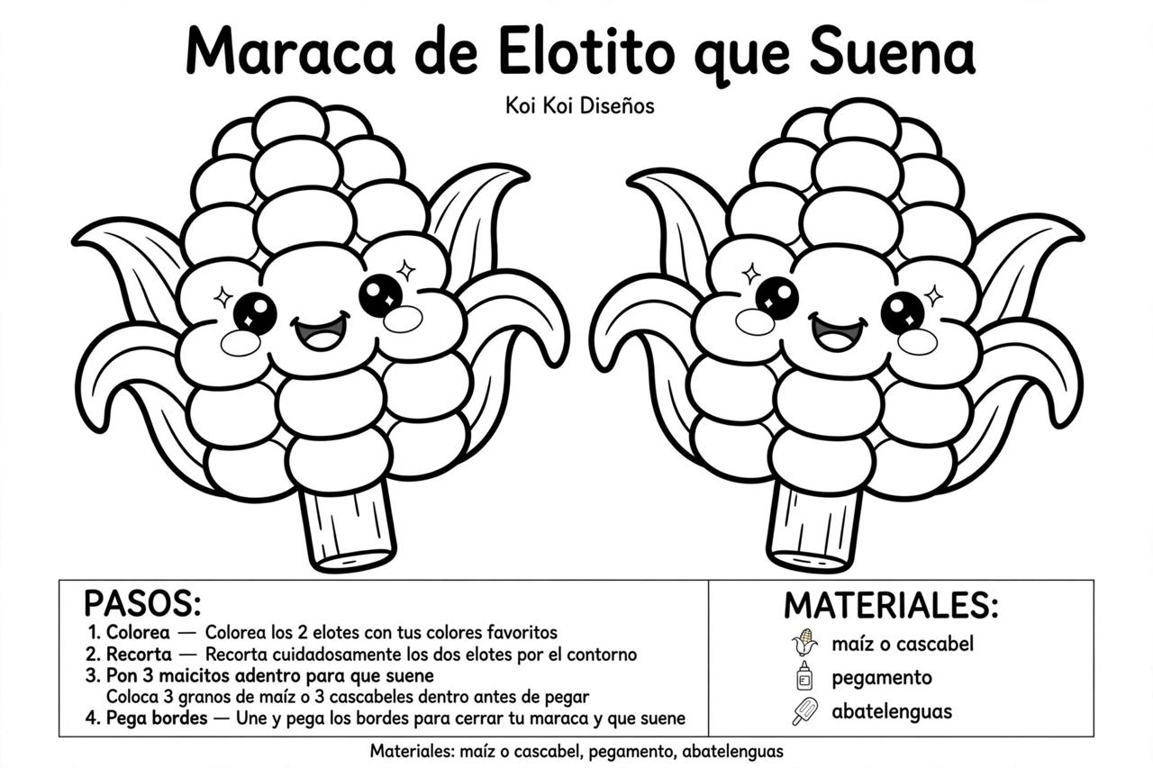 Mis Actividades Patrias que Suenan | 4 Manualidades con Sonido para 3 Años | Fiestas Patrias México 3 Mis Actividades Patrias que Suenan | 4 Manualidades con Sonido para 3 Años | Fiestas Patrias México - Imagen 3