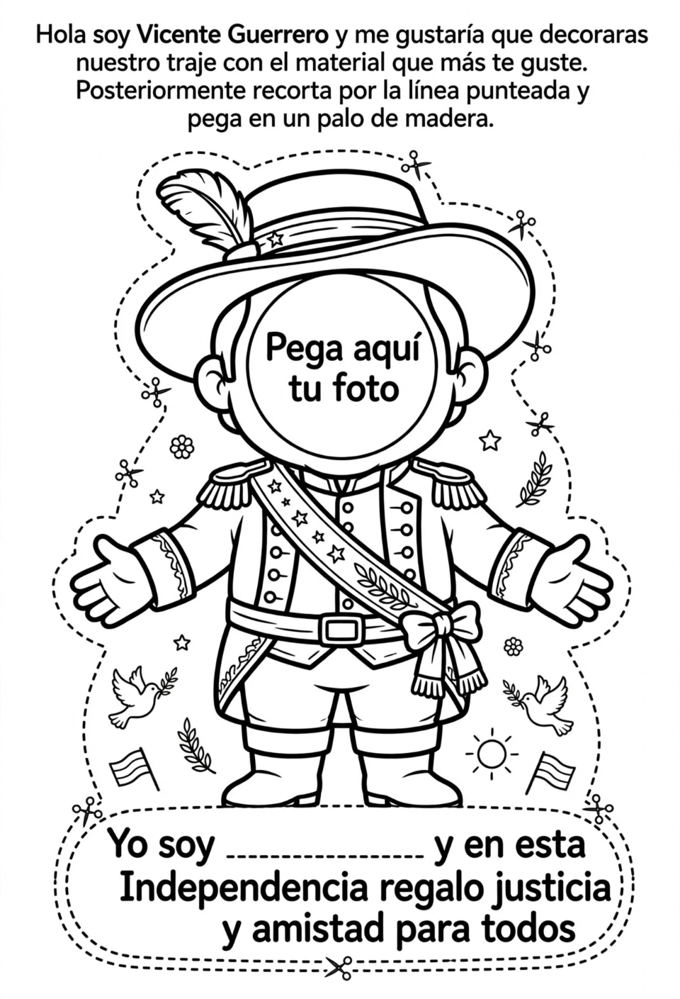 Paletas de Fiestas Patrias con Foto | Yo Soy Héroe de la Independencia | Frases de Valores, Inclusión y Respeto 3 Paletas de Fiestas Patrias con Foto | Yo Soy Héroe de la Independencia | Frases de Valores, Inclusión y Respeto - Imagen 3