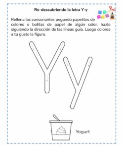 Hoja de trabajo educativa titulada 