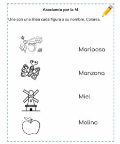 Hoja de trabajo educativa Iniciando en el ABC titulada 