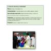INTEGRACION CURRICULAR SECUNDARIA TOMO II 8 Un grupo de estudiantes y un profesor alrededor de una mesa con materiales para experimentos científicos, incluido un recipiente verde con líquido, durante una actividad de la feria de ciencia y creatividad en un aula.