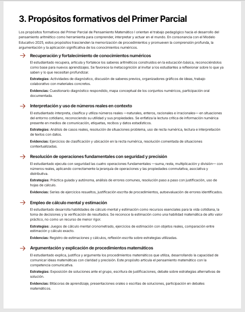 Planeaciones Didácticas Pensamiento Matemático I Bachillerato MCCEMS (Plan 2025) | Programa Analítico y Planeaciones Editables en Word 2 Planeaciones Didácticas Pensamiento Matemático I Bachillerato MCCEMS (Plan 2025) | Programa Analítico y Planeaciones Editables en Word - Image 2