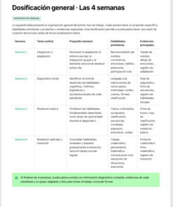 Kit Inicio de Ciclo Escolar 2026-2027 · 2° de Preescolar · Planeación Diagnóstica, Formatos Docentes y Cuaderno de Actividades Editable NEM 8 Imagen 1 165