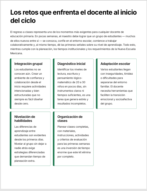 Kit para el Inicio del Ciclo Escolar NEM 2026-2027 2° Primaria | Integra, Diagnostica y Nivela | Clases listas para aplicar + PPT y Guías PDF 2 Kit para el Inicio del Ciclo Escolar NEM 2026-2027 2° Primaria | Integra, Diagnostica y Nivela | Clases listas para aplicar + PPT y Guías PDF - Image 2