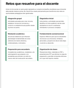 Kit para el Inicio del Ciclo Escolar NEM 2026-2027 6° Primaria | Integra, Diagnostica y Nivela | Clases listas para aplicar + PPT y Guías PDF 7 Imagen 1 172
