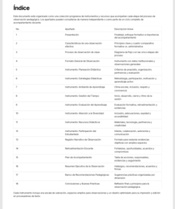 Instrumentos para Observación de Clase Editables en Word | Formatos para Acompañamiento y Evaluación Docente 7 Imagen 1 173