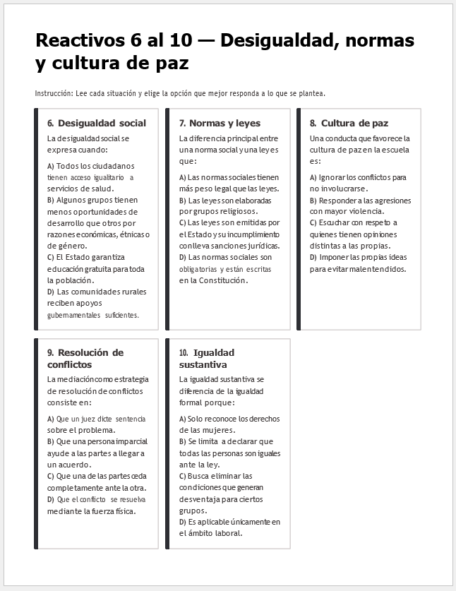 Evaluación Diagnóstica y Nivelación – Formación Cívica y Ética 3° Secundaria | NEM 2026-2027 | Examen, Planeación, Actividades y Presentación Editable 2 Evaluación Diagnóstica y Nivelación – Formación Cívica y Ética 3° Secundaria | NEM 2026-2027 | Examen, Planeación, Actividades y Presentación Editable - Image 2
