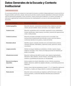Programa Analítico Educación Secundaria NEM 2026-2027 Editable en Word | Fase 6 Basado en Programa Sintético SEP 6 Imagen 1 193