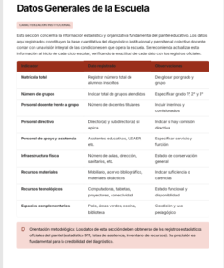 Programa Escolar de Mejora Continua Preescolar Editable en Word | PEMC NEM 2026-2027 Basado en Orientaciones SEP 6 Imagen 1 194