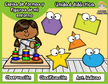 UNIDAD DIDÁCTICA: ESPÍAS DE FORMAS Y FIGURAS DE MI ENTORNO