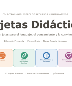 Tarjetas Didácticas NEM 2026-2027 Preescolar 1° | Desarrollo del Lenguaje y el Pensamiento | PDF + Word Editable 6 Imagen 1 226