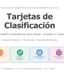 Tarjetas de Clasificación NEM 2026-2027 Preescolar 1° | Actividades Manipulativas para el Aula | PDF + Word Editable 6 Imagen 1 227