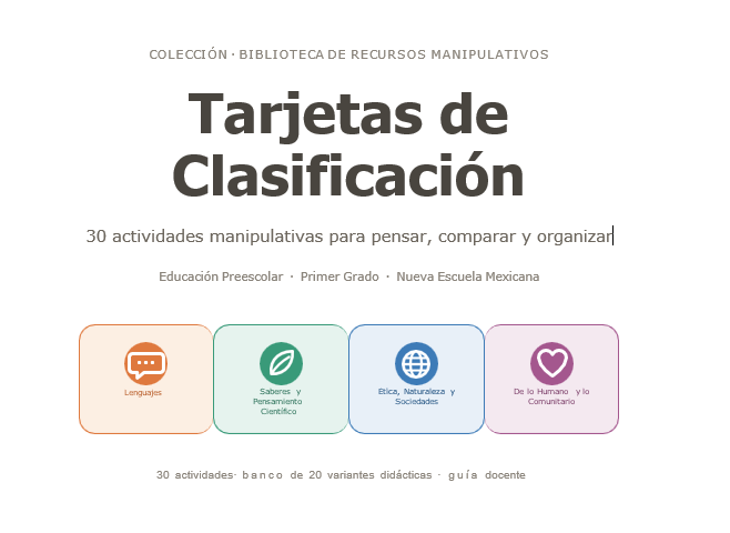 Tarjetas de Clasificación NEM 2026-2027 Preescolar 1° | Actividades Manipulativas para el Aula | PDF + Word Editable 2 Tarjetas de Clasificación NEM 2026-2027 Preescolar 1° | Actividades Manipulativas para el Aula | PDF + Word Editable - Image 2