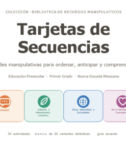 Tarjetas de Secuencias NEM 2026-2027 Preescolar 1° | Actividades Manipulativas para el Aula | PDF + Word Editable 6 Imagen 1 228