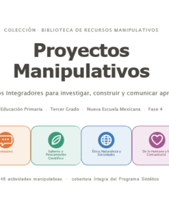 Proyectos Manipulativos NEM 2026-2027 3° de Primaria | Proyectos Integradores | PDF + Word Editable 8 Imagen 1 232