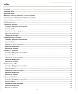 Proyectos Integradores de Español para Secundaria | NEM 2026-2027 | Word Editable 6 Imagen 1 236