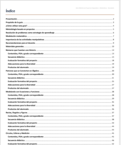Proyectos Integradores de Matemáticas para Secundaria | NEM 2026-2027 | Word Editable 6 Imagen 1 238