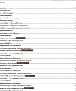 Proyectos Integradores de Historia para Secundaria | NEM 2026-2027 | Word Editable 7 Imagen 1 242