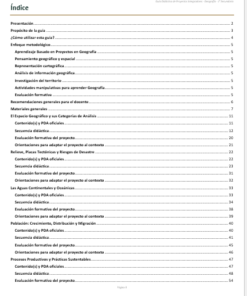 Proyectos Integradores de Geografía 1° Secundaria | NEM 2026-2027 | Word Editable 7 Imagen 1 243