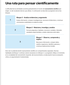 Cuadernillo de Pensamiento Científico Biología 1.º de Secundaria | NEM 2026-2027 | PDF + Word Editable 7 Imagen 1 262