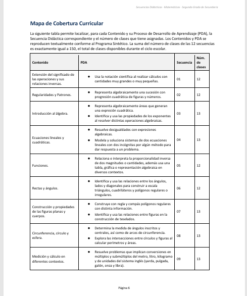 Secuencias Didácticas para Matemáticas Segundo Grado de Secundaria | Planeaciones NEM 2026-2027 | Word Editable 7 Imagen 1 277