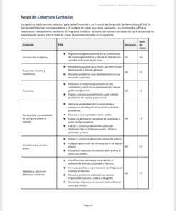 Secuencias Didácticas para Matemáticas Tercer Grado de Secundaria | Planeaciones NEM 2026-2027 | Word Editable 7 Imagen 1 282