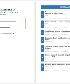 Kit de Evaluación Diagnóstica NEM 3° de Primaria 2026-2027 | 4 Herramientas para Evaluar y Atender el Rezago | Word y Excel Editable 8 Imagen 1 294