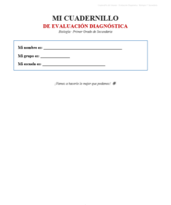 Kit de Evaluación Diagnóstica NEM Biología 1° de Secundaria 2026-2027 | 4 Herramientas para Evaluar y Atender el Rezago | Word y Excel Editable 8 Imagen 1 299