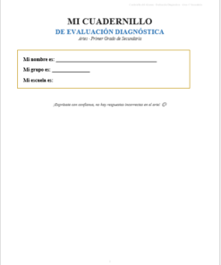 Kit de Evaluación Diagnóstica NEM Artes 1° de Secundaria 2026-2027 | 4 Herramientas para Evaluar y Atender el Rezago | Word y Excel Editable 8 Imagen 1 302