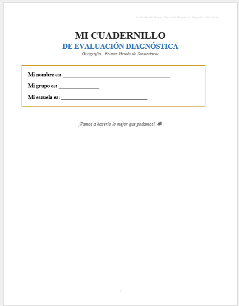 Kit de Evaluación Diagnóstica NEM Geografía 1° de Secundaria 2026-2027 | 4 Herramientas para Evaluar y Atender el Rezago | Word y Excel Editable 2 Kit de Evaluación Diagnóstica NEM Geografía 1° de Secundaria 2026-2027 | 4 Herramientas para Evaluar y Atender el Rezago | Word y Excel Editable - Image 2