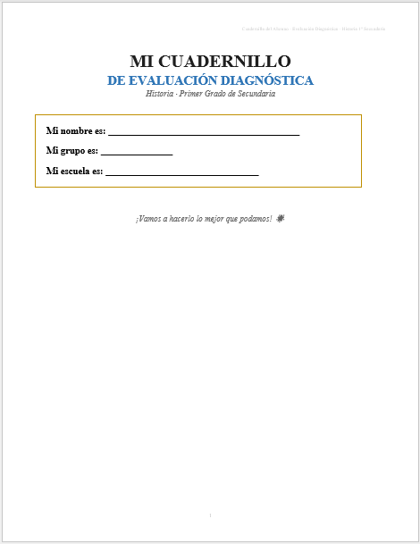 Kit de Evaluación Diagnóstica NEM Historia 1° de Secundaria 2026-2027 | 4 Herramientas para Evaluar y Atender el Rezago | Word y Excel Editable 2 Kit de Evaluación Diagnóstica NEM Historia 1° de Secundaria 2026-2027 | 4 Herramientas para Evaluar y Atender el Rezago | Word y Excel Editable - Image 2