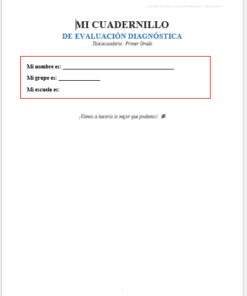 Kit de Evaluación Diagnóstica NEM Telesecundaria 1° 2026-2027 | 4 Herramientas para Evaluar y Atender el Rezago | Word y Excel Editable 8 Imagen 1 307
