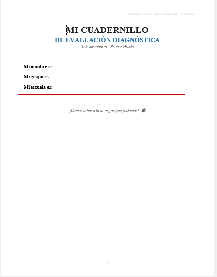 Kit de Evaluación Diagnóstica NEM Telesecundaria 1° 2026-2027 | 4 Herramientas para Evaluar y Atender el Rezago | Word y Excel Editable 2 Kit de Evaluación Diagnóstica NEM Telesecundaria 1° 2026-2027 | 4 Herramientas para Evaluar y Atender el Rezago | Word y Excel Editable - Image 2