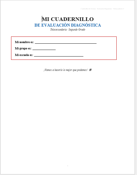 Kit de Evaluación Diagnóstica NEM Telesecundaria 2° 2026-2027 | 4 Herramientas para Evaluar y Atender el Rezago | Word y Excel Editable 2 Kit de Evaluación Diagnóstica NEM Telesecundaria 2° 2026-2027 | 4 Herramientas para Evaluar y Atender el Rezago | Word y Excel Editable - Image 2