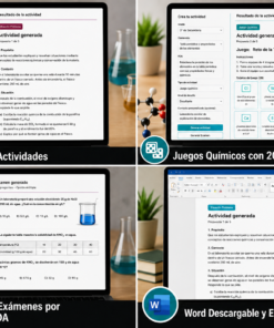 Generador de Actividades NEM Química 3er Grado Secundaria 2026-2027 | 5 Tipos de Actividad + Examen | Word Editable 7 Imagen 1 327