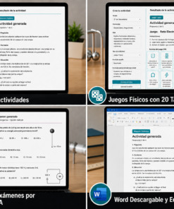 Generador de Actividades NEM Física 2° Grado Secundaria 2026-2027 | 5 Tipos de Actividad + Examen | Word Editable 7 Imagen 1 328